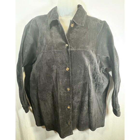 Eagles Eye Suede Jacket Men’s 2XL Black 100% Leather - Picture 1 of 5